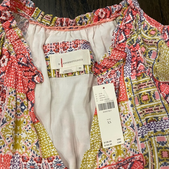 Anthropologie Robin Tiered Mini Dress, XS, Never Worn, NWT - Picture 3 of 9